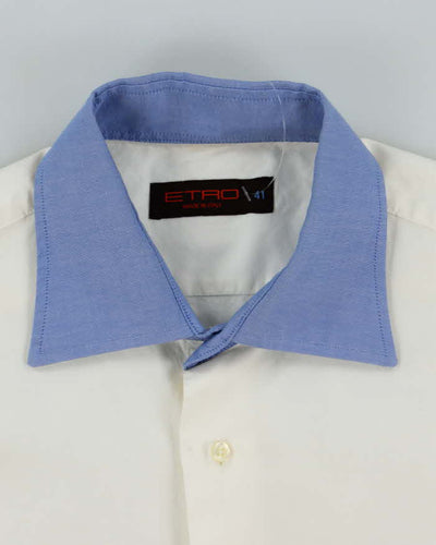 Vintage 2000's Etro Plain Long Sleeve Shirt - L