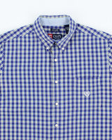Chaps Checked Short Sleeve Short - L