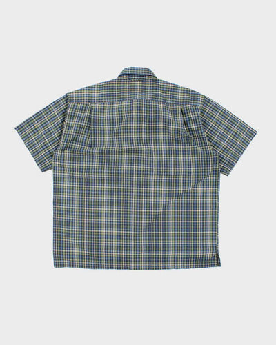Vintage 90s Tommy Hilfiger Checked Short Sleeve Shirt - XL