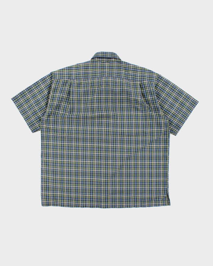 Vintage 90s Tommy Hilfiger Checked Short Sleeve Shirt - XL