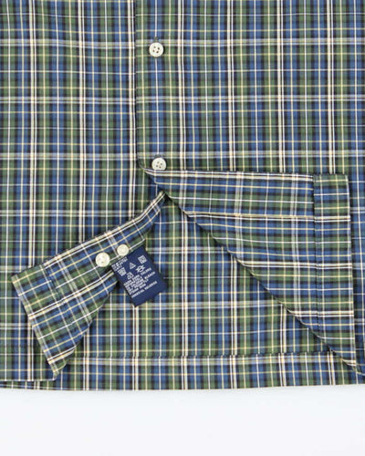 Vintage 90s Tommy Hilfiger Checked Short Sleeve Shirt - XL