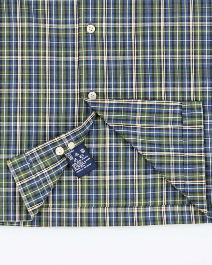 Vintage 90s Tommy Hilfiger Checked Short Sleeve Shirt - XL