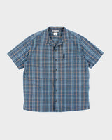 Vintage 90s Columbia Checked Short Sleeve Shirt - L