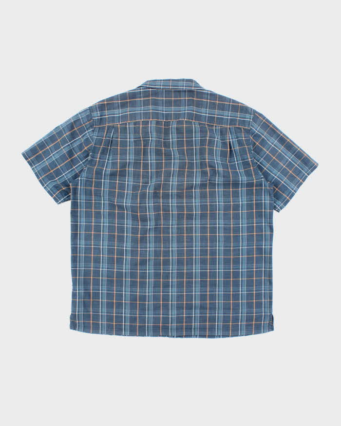Vintage 90s Columbia Checked Short Sleeve Shirt - L