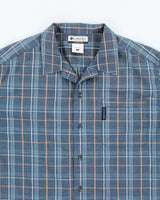 Vintage 90s Columbia Checked Short Sleeve Shirt - L