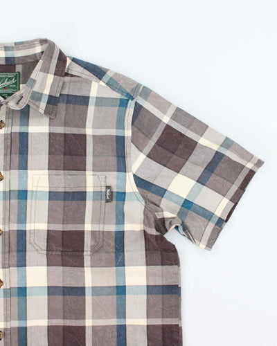 00s Woolrich Checked Short Sleeve Shirt - XL