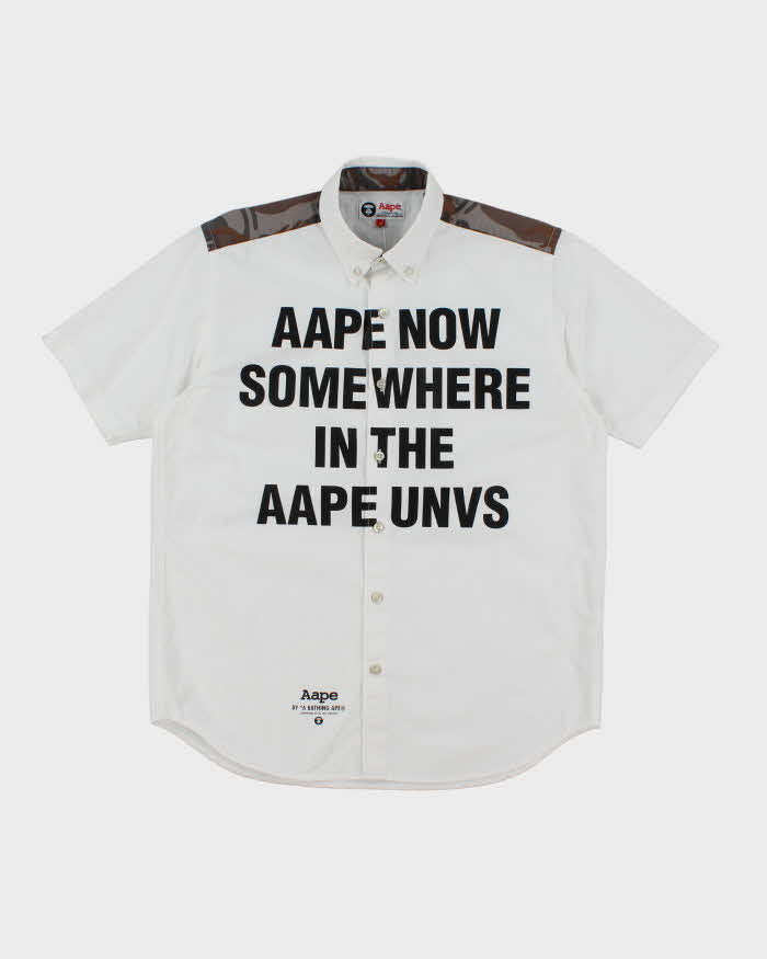 Vintage 2000's Aape by Bathing Ape Graphic Print Shirt - L