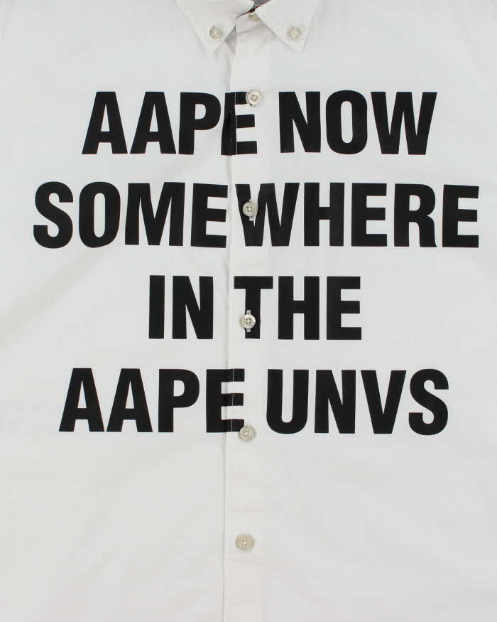 Vintage 2000's Aape by Bathing Ape Graphic Print Shirt - L