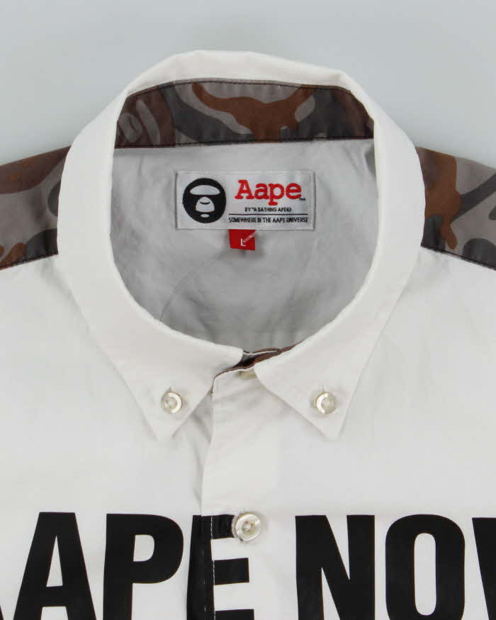 Vintage 2000's Aape by Bathing Ape Graphic Print Shirt - L