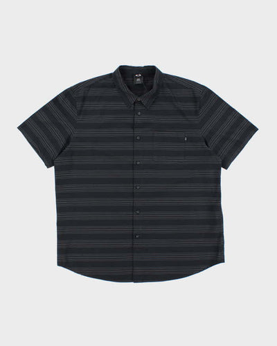 Vintage 2000's Oakley Striped Short Sleeve Shirt - XL