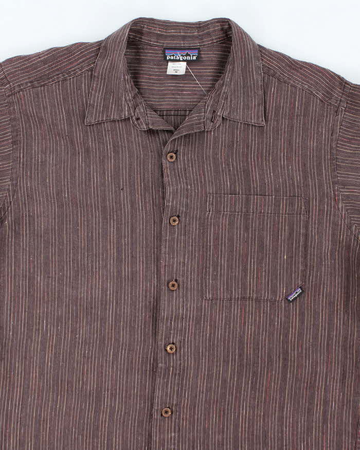 Vintage 90's Patagonia Striped Short Sleeve Shirt - M