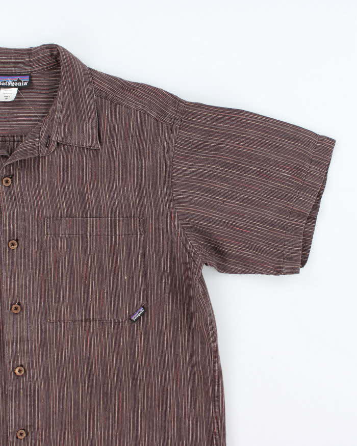 Vintage 90's Patagonia Striped Short Sleeve Shirt - M