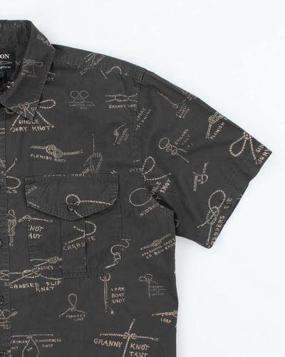 Vintage 2000's Filson Knot Types Graphic Print Shirt - M
