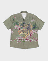 Avanti by OVO Tiger Graphic Print Short Sleeve Shirt - L