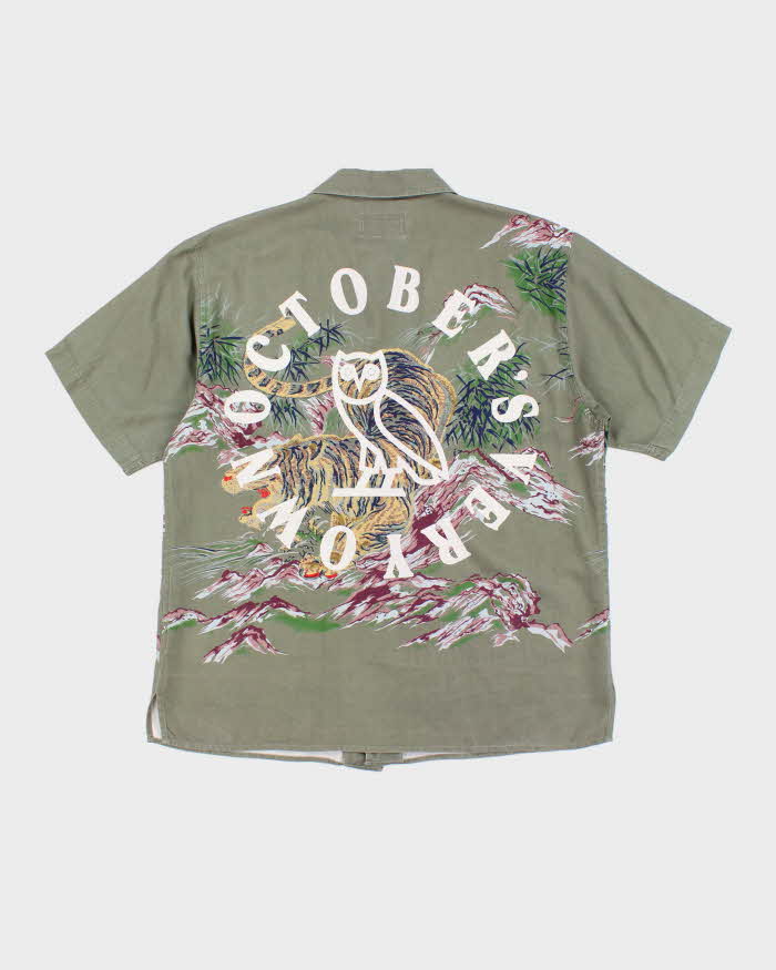 Avanti by OVO Tiger Graphic Print Short Sleeve Shirt - L