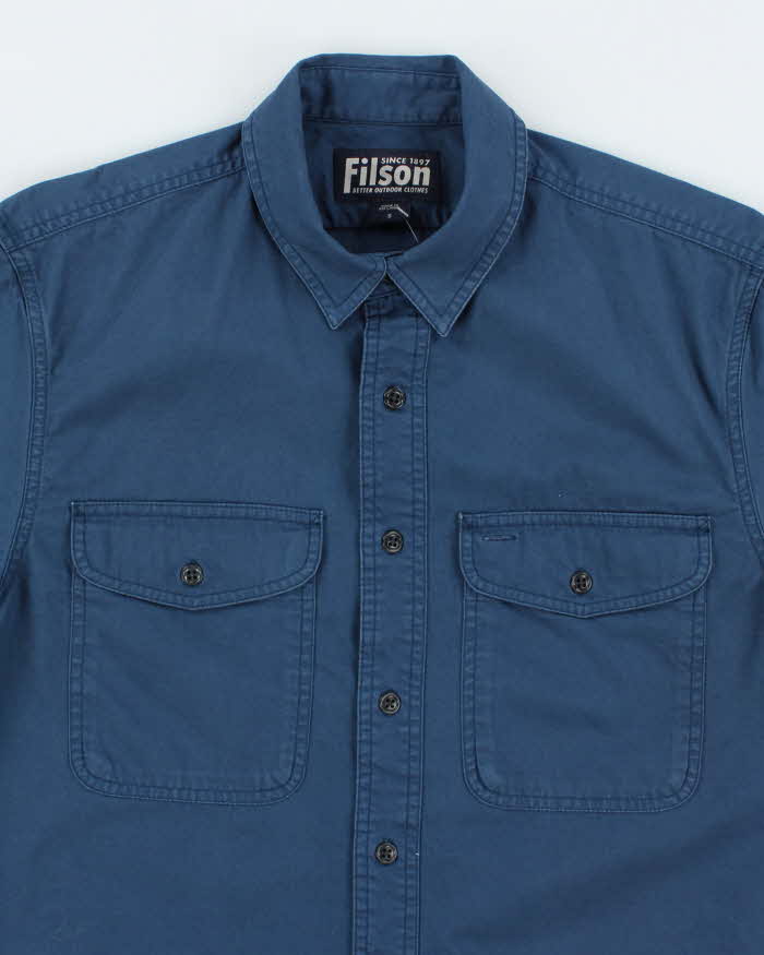 Vintage 2000's Filson Plain Double Breasted Pocket Shirt - S