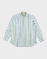 Vintage 2000's Tommy Bahama Striped Long Sleeve Shirt - L