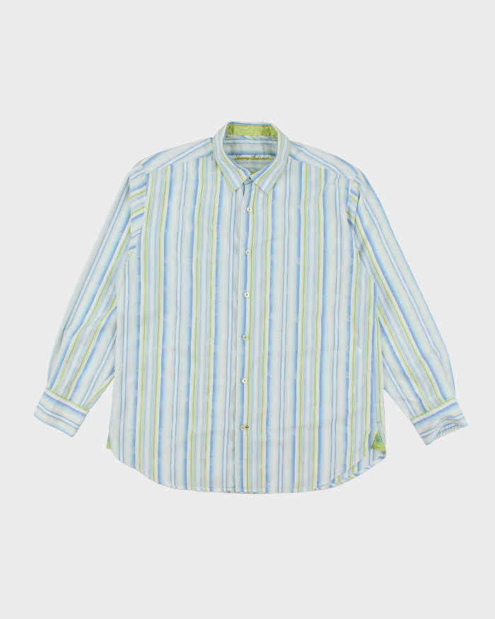 Vintage 2000's Tommy Bahama Striped Long Sleeve Shirt - L