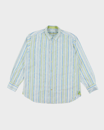 Vintage 2000's Tommy Bahama Striped Long Sleeve Shirt - L