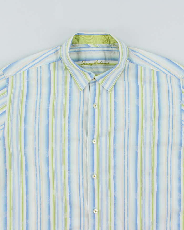 Vintage 2000's Tommy Bahama Striped Long Sleeve Shirt - L