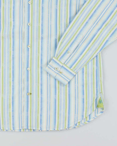 Vintage 2000's Tommy Bahama Striped Long Sleeve Shirt - L