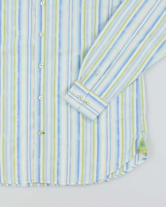 Vintage 2000's Tommy Bahama Striped Long Sleeve Shirt - L