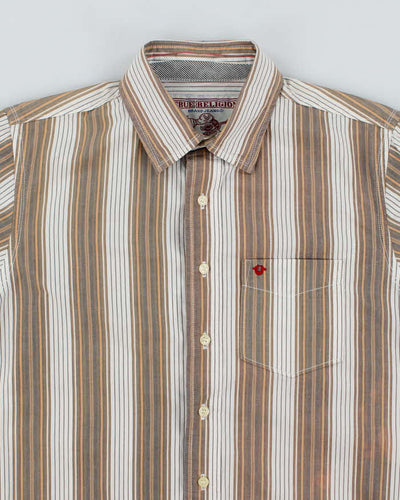 Vintage 2000's True Religion Striped Shirt - M