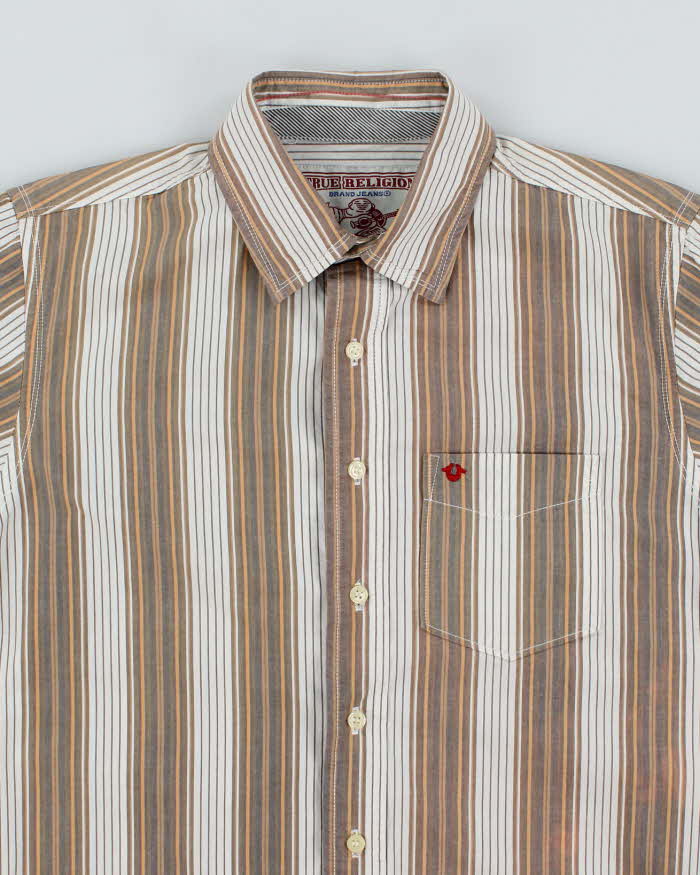 Vintage 2000's True Religion Striped Shirt - M