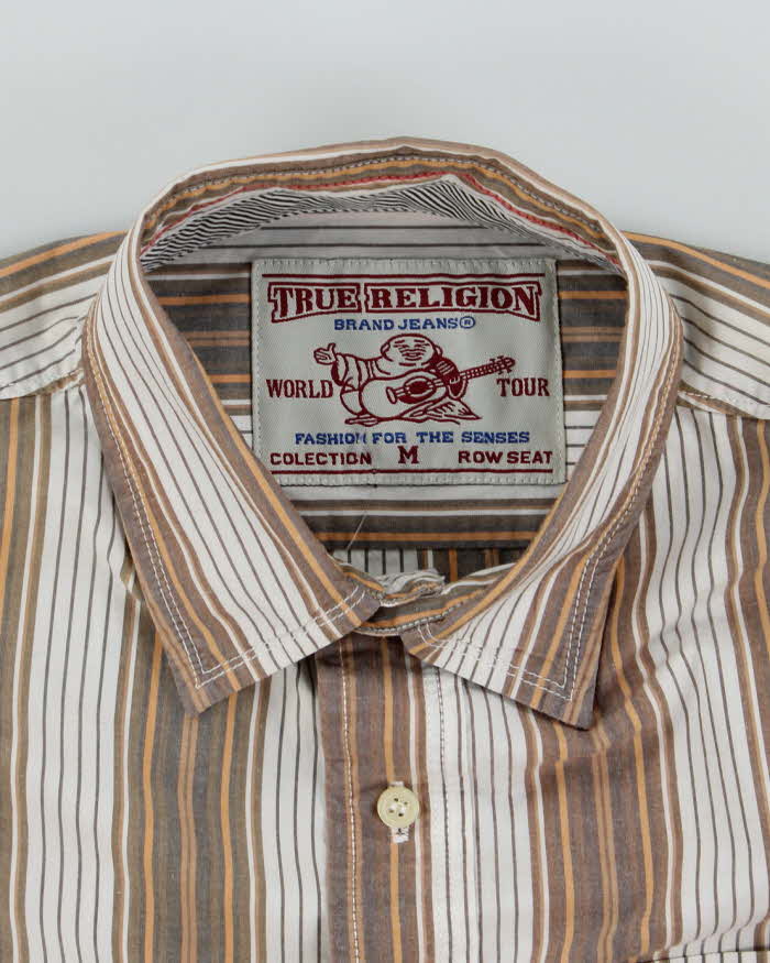 Vintage 2000's True Religion Striped Shirt - M