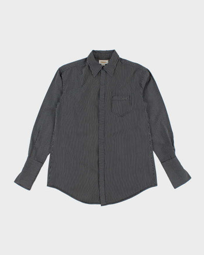 Vintage Y2K Diesel Fine Striped Long Sleeve Shirt - XS