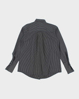Vintage Y2K Diesel Fine Striped Long Sleeve Shirt - XS