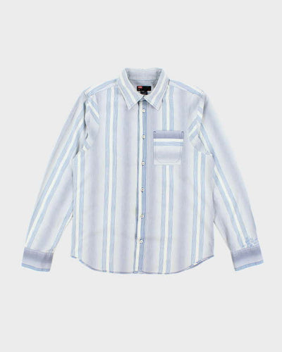 Vintage Y2K Diesel Striped Long Sleeve Shirt - L
