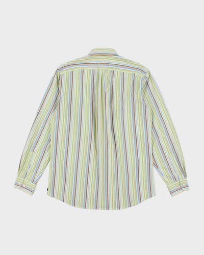 Vintage Y2K Gap Light Striped Long Sleeve Shirt - S