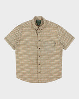 Vintage Woolrich Patterned Short Sleeve Shirt - L