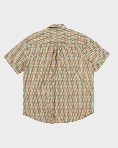 Vintage Woolrich Patterned Short Sleeve Shirt - L