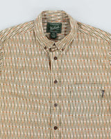 Vintage Woolrich Patterned Short Sleeve Shirt - L