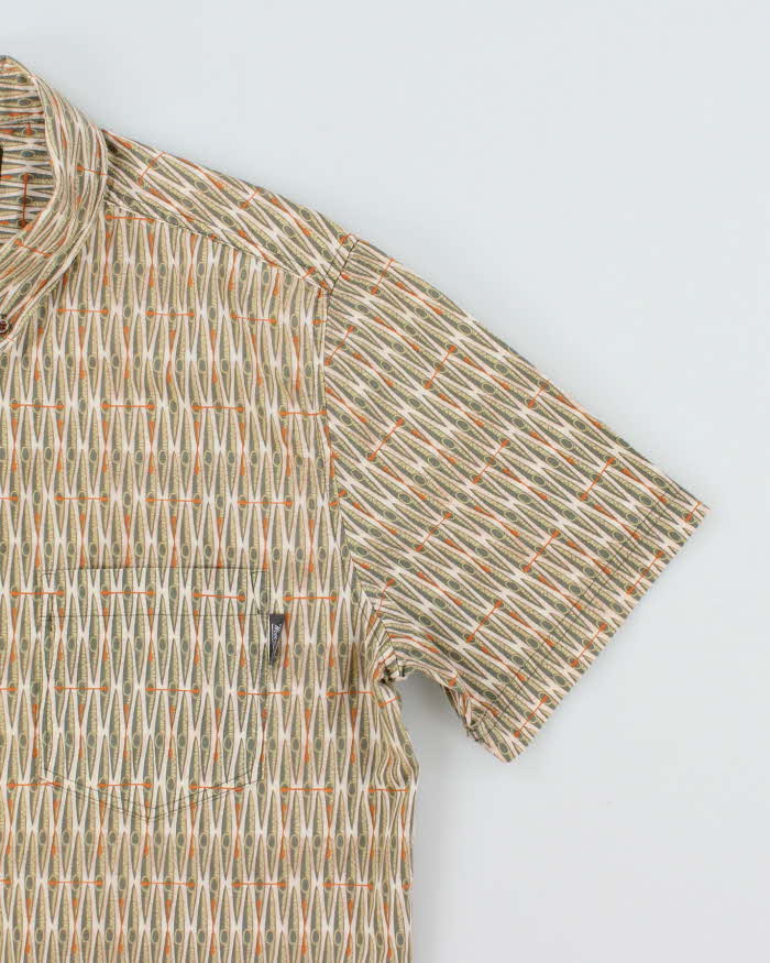 Vintage Woolrich Patterned Short Sleeve Shirt - L