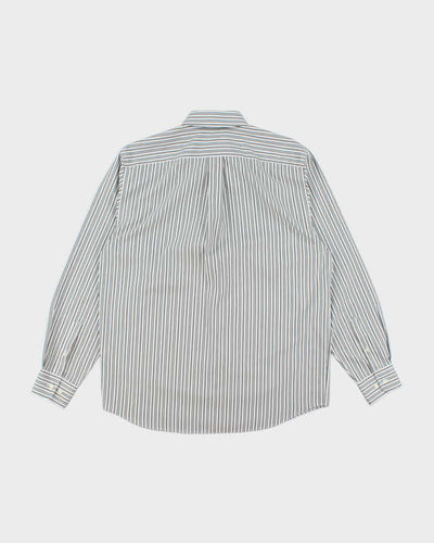 Vintage Eddie Bauer Wrinkle Resistant Striped Shirt - M