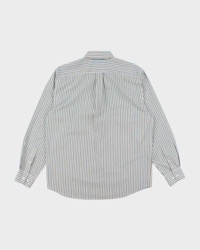 Vintage Eddie Bauer Wrinkle Resistant Striped Shirt - M