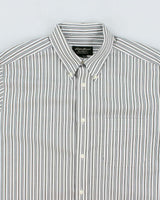 Vintage Eddie Bauer Wrinkle Resistant Striped Shirt - M