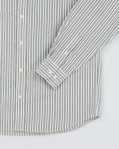 Vintage Eddie Bauer Wrinkle Resistant Striped Shirt - M
