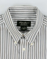 Vintage Eddie Bauer Wrinkle Resistant Striped Shirt - M