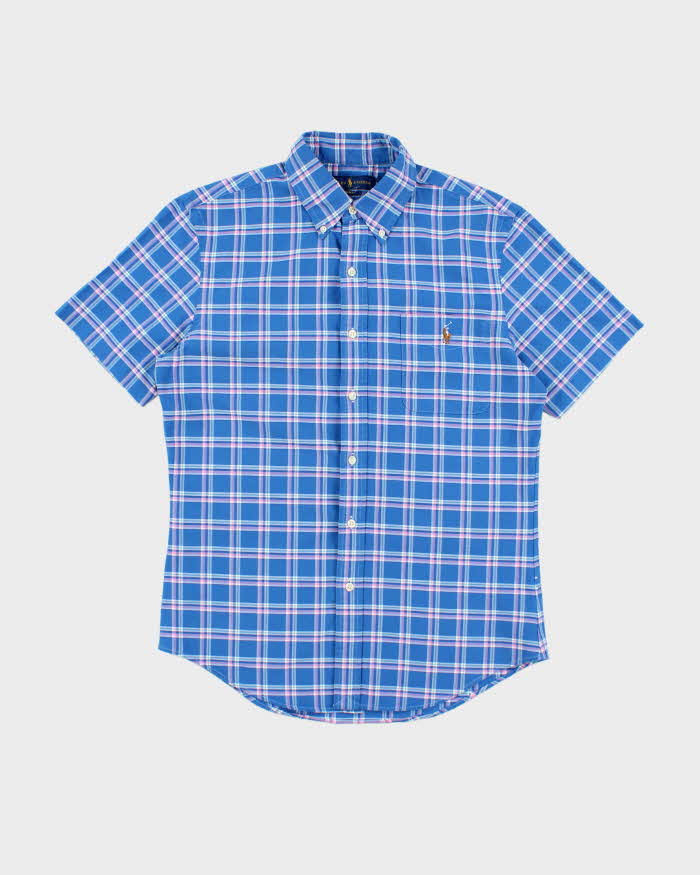 Vintage Ralph Lauren Patterned Short Sleeve Shirt - M