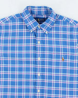 Vintage Ralph Lauren Patterned Short Sleeve Shirt - M