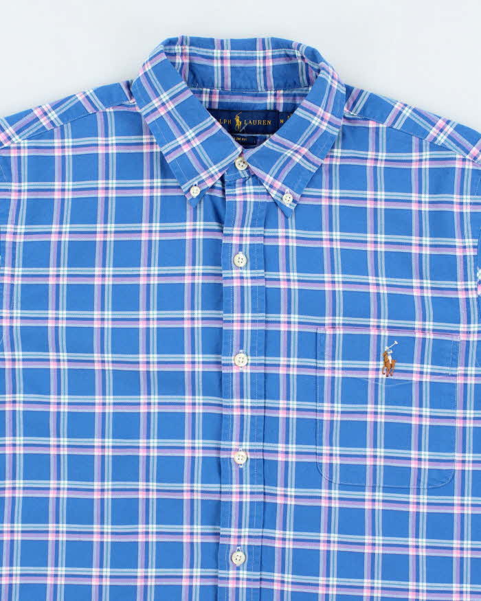 Vintage Ralph Lauren Patterned Short Sleeve Shirt - M