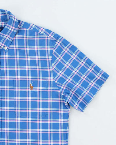 Vintage Ralph Lauren Patterned Short Sleeve Shirt - M