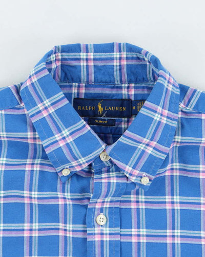 Vintage Ralph Lauren Patterned Short Sleeve Shirt - M
