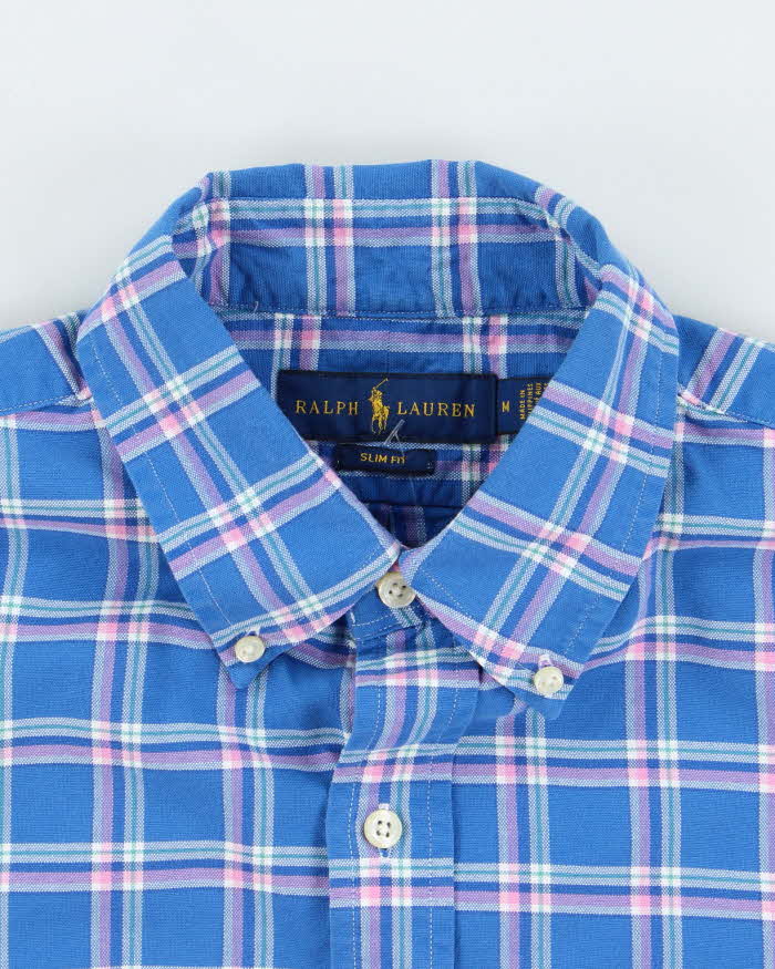 Vintage Ralph Lauren Patterned Short Sleeve Shirt - M