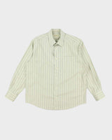 Vintage 2000's Eddie Bauer Heavyweight Striped Shirt - L