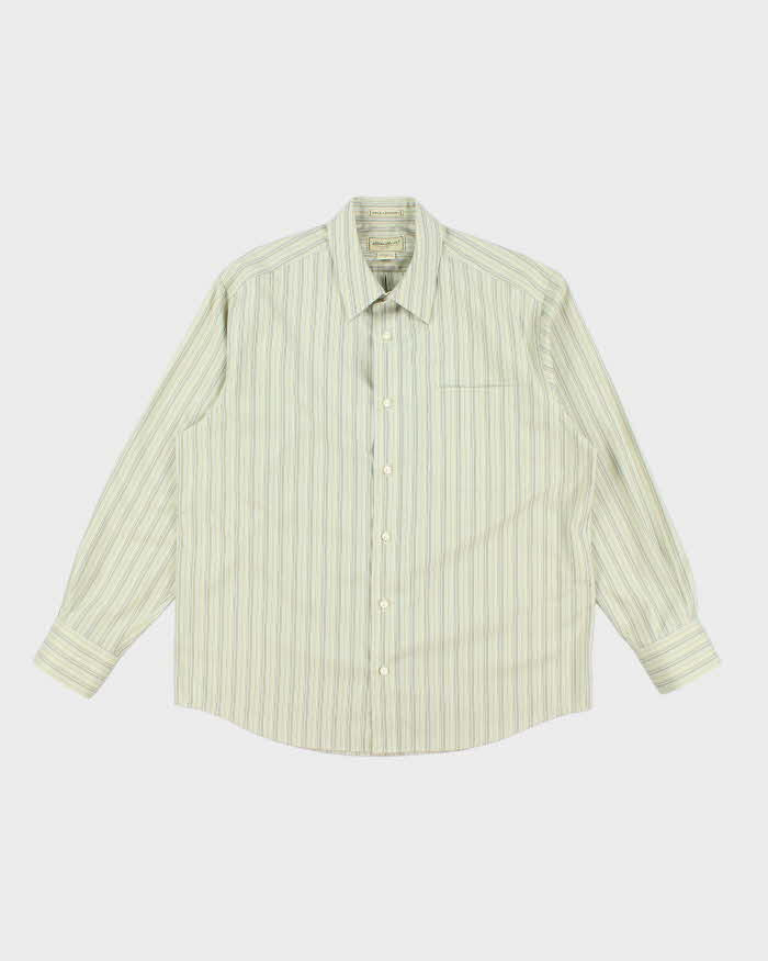 Vintage 2000's Eddie Bauer Heavyweight Striped Shirt - L